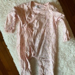 Mud Pie unicorn footless romper